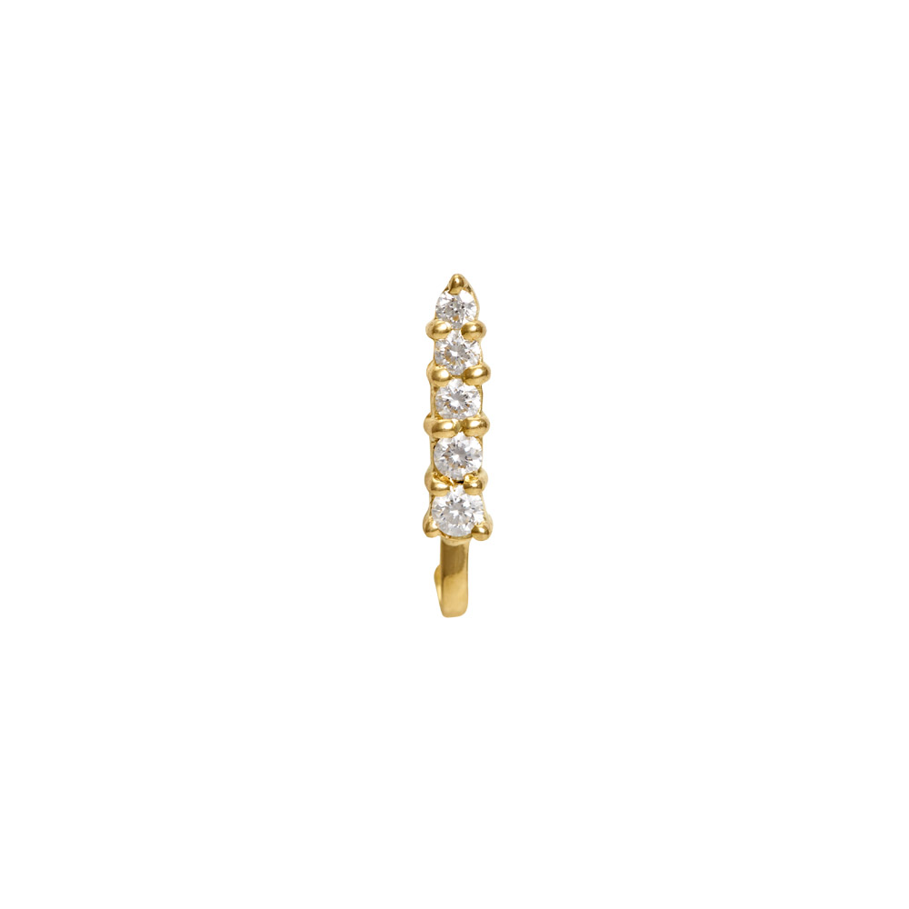 Buy Indian Diamond Gold Nose Pin for 