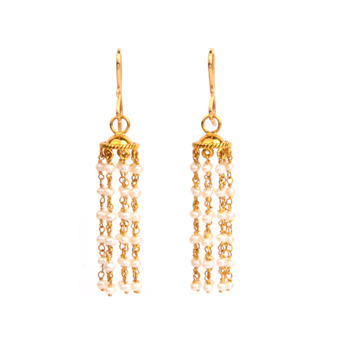 Buy Pearl Jewellery Online India | Pearl Drop & Studs Earrings - Gehna