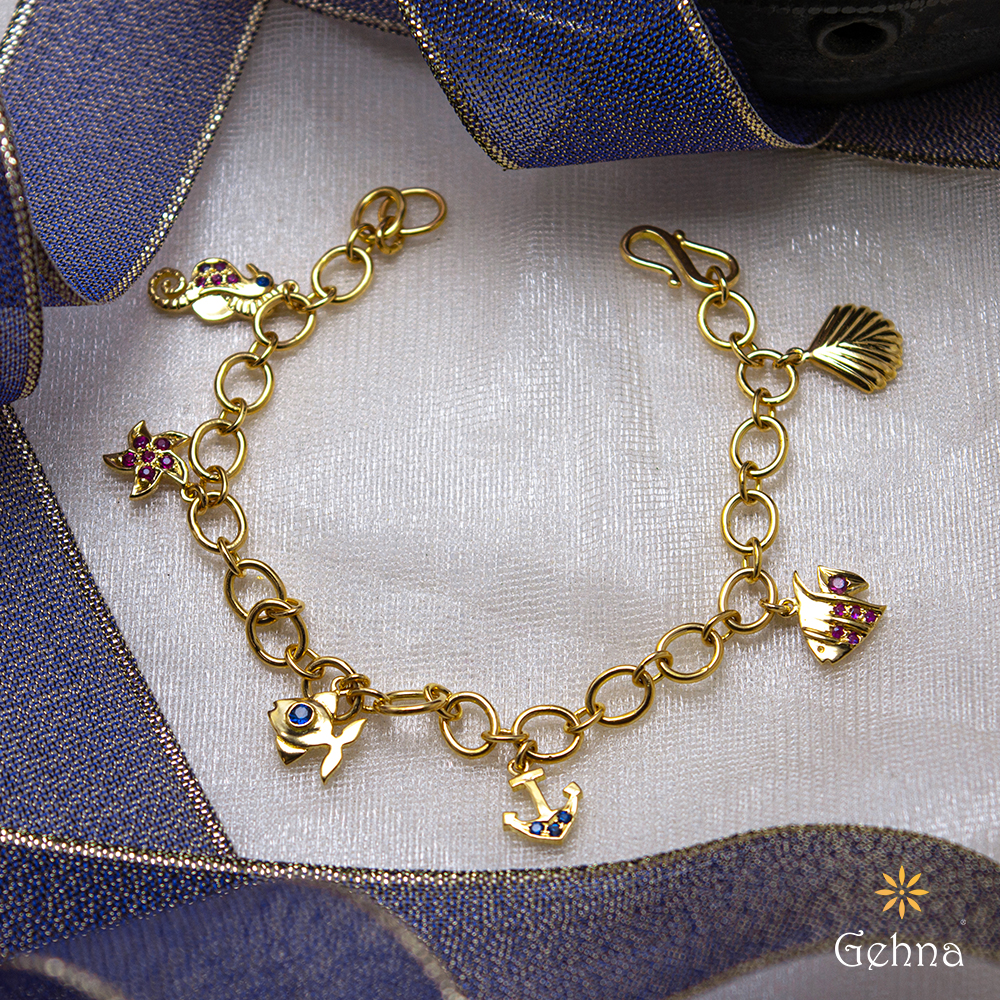 Buy GoldToned Bracelets  Bangles for Women by Shaya Online  Ajiocom