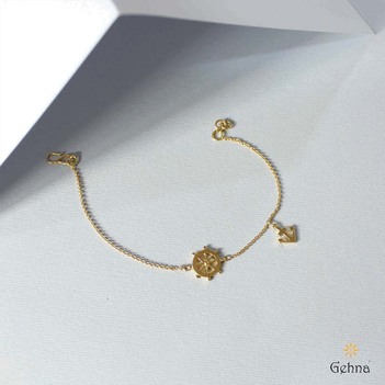 Nautical 18k Gold Bracelet