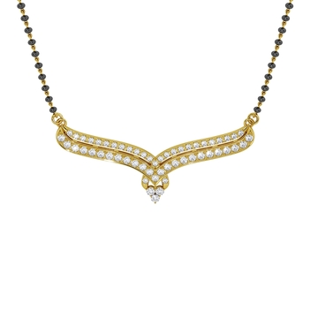 Time-honoured Diamond Mangalsutra in 18K Gold