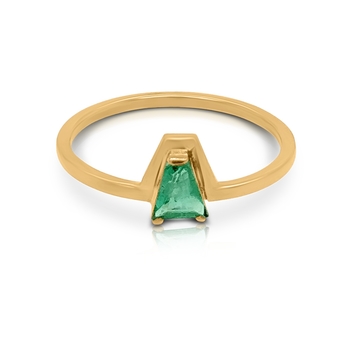 Swanky Emerald Ring 