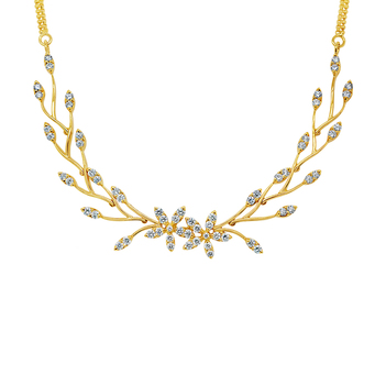 Genteel 18K Gold Diamond Necklace