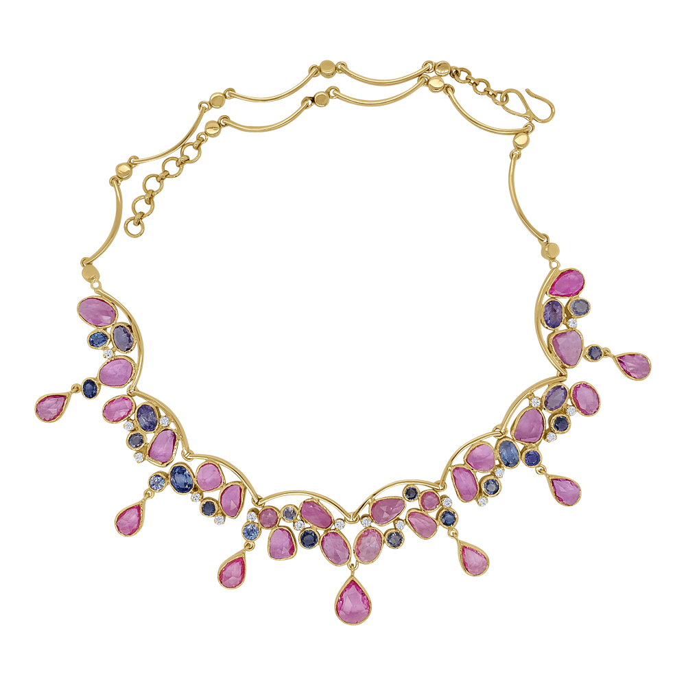Diamond 18K Gold Necklace 