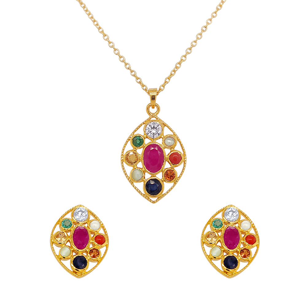 Uniquely Beautiful Navaratna 925 
