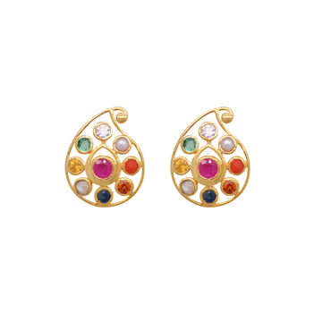 navratna earrings malabar gold