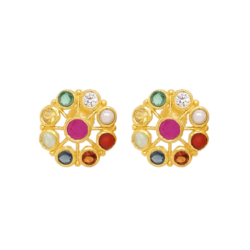 navratna earrings malabar gold