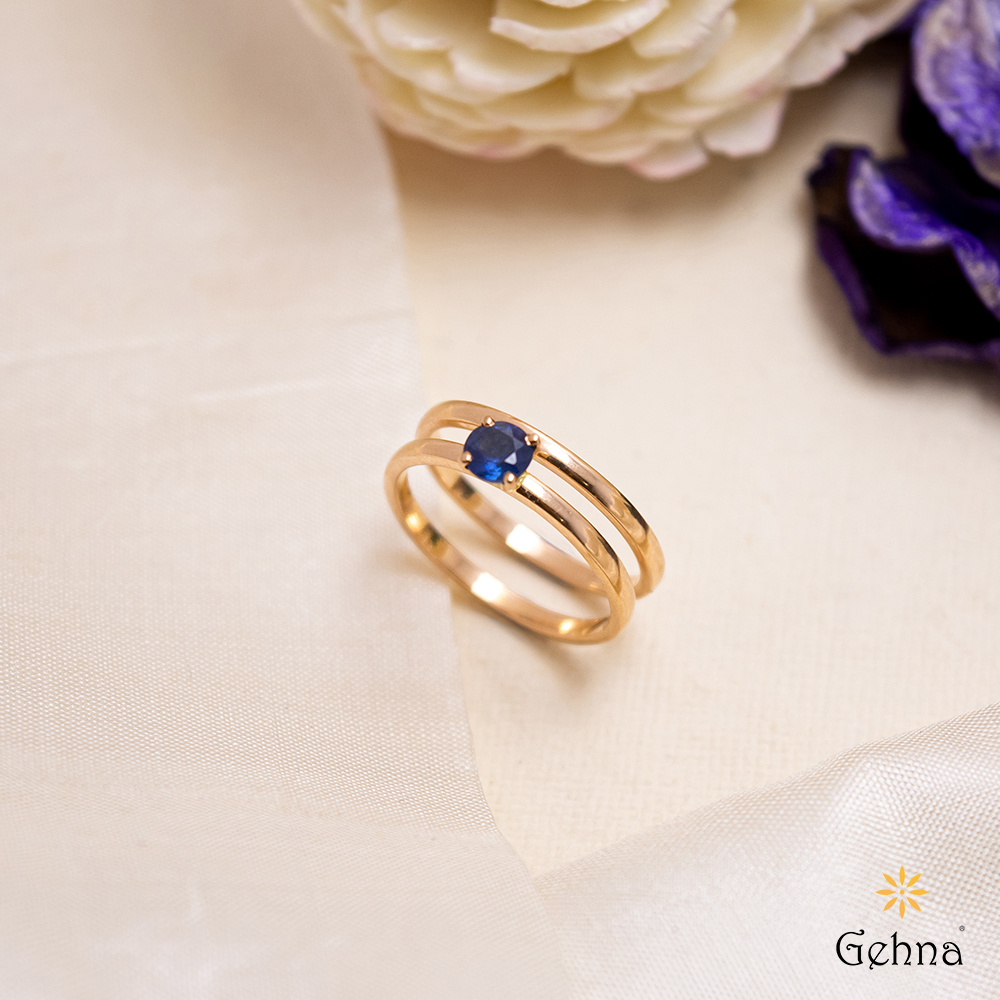 Gold Sapphire Ring, Cushion Cut Blue Sapphire Ring, Sapphire Engagement Ring,  Solitaire Blue Sapphire, Something Blue, Mother's Day Gift - Etsy