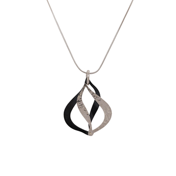 Flame Silver Necklace