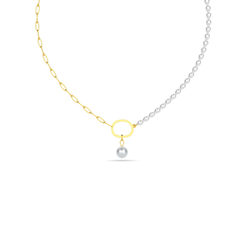 Versatile Pearl 14K Gold Chain (17 inches)
