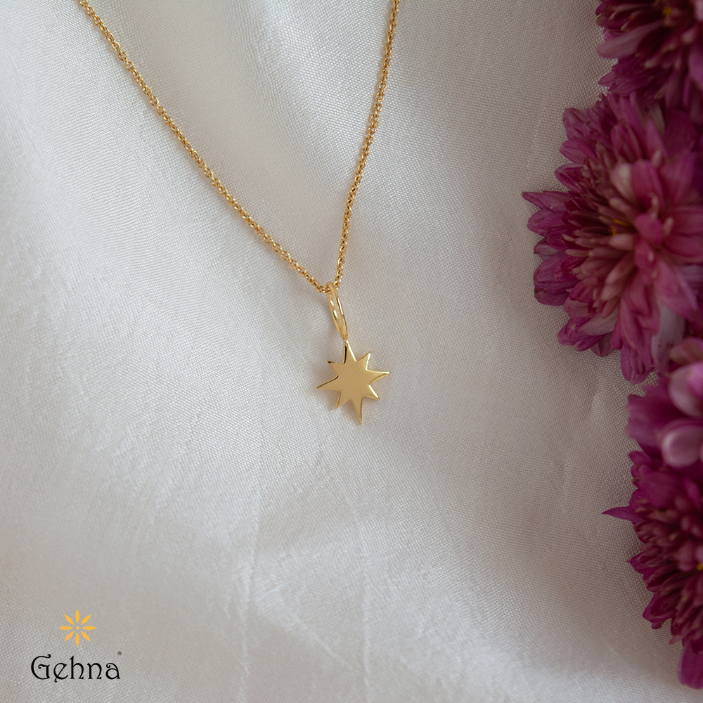 9ct Gold and Diamond Mini Star Necklace — Lauren Grace Jewellery