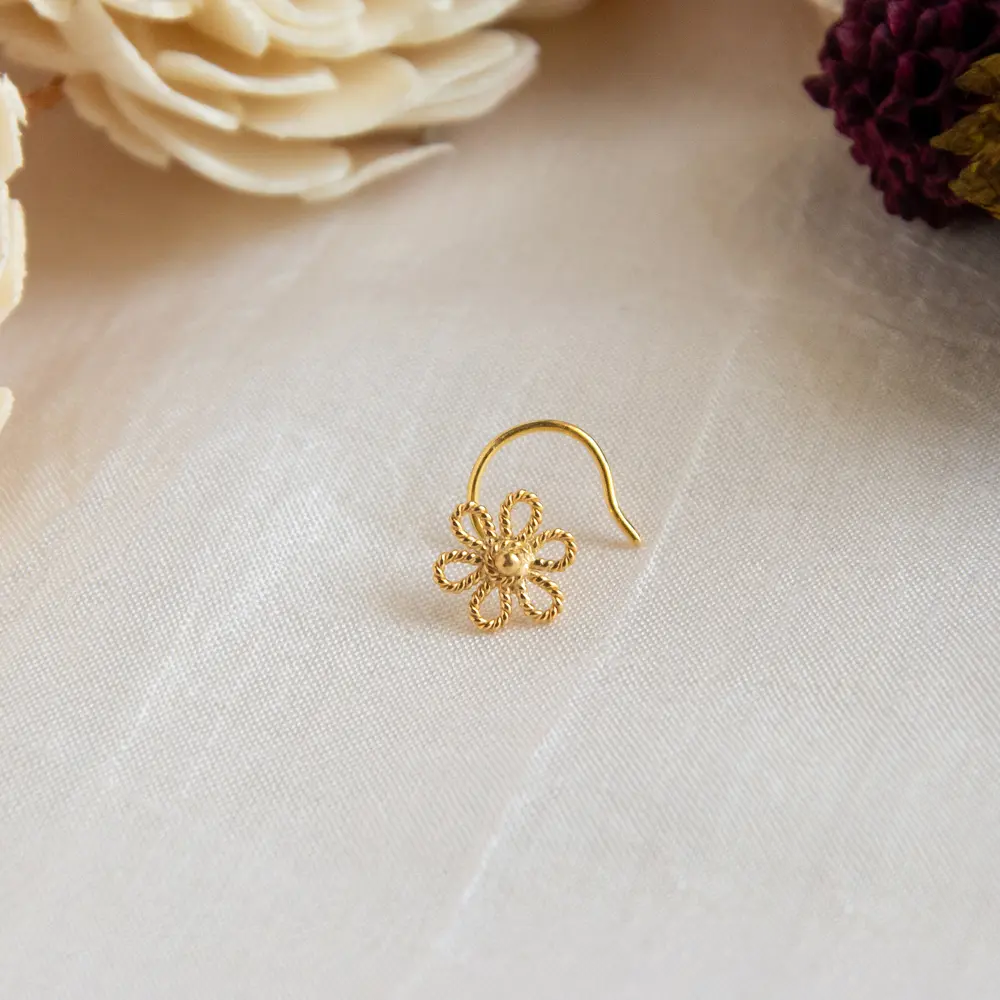 Nose pin gold sale