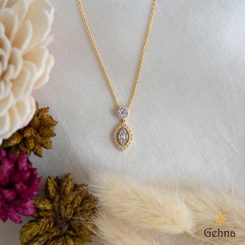 Gold chain clearance with diamond locket