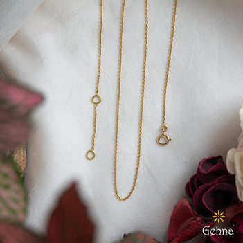 Simple Elegance 18K Gold Chain (16 inches)