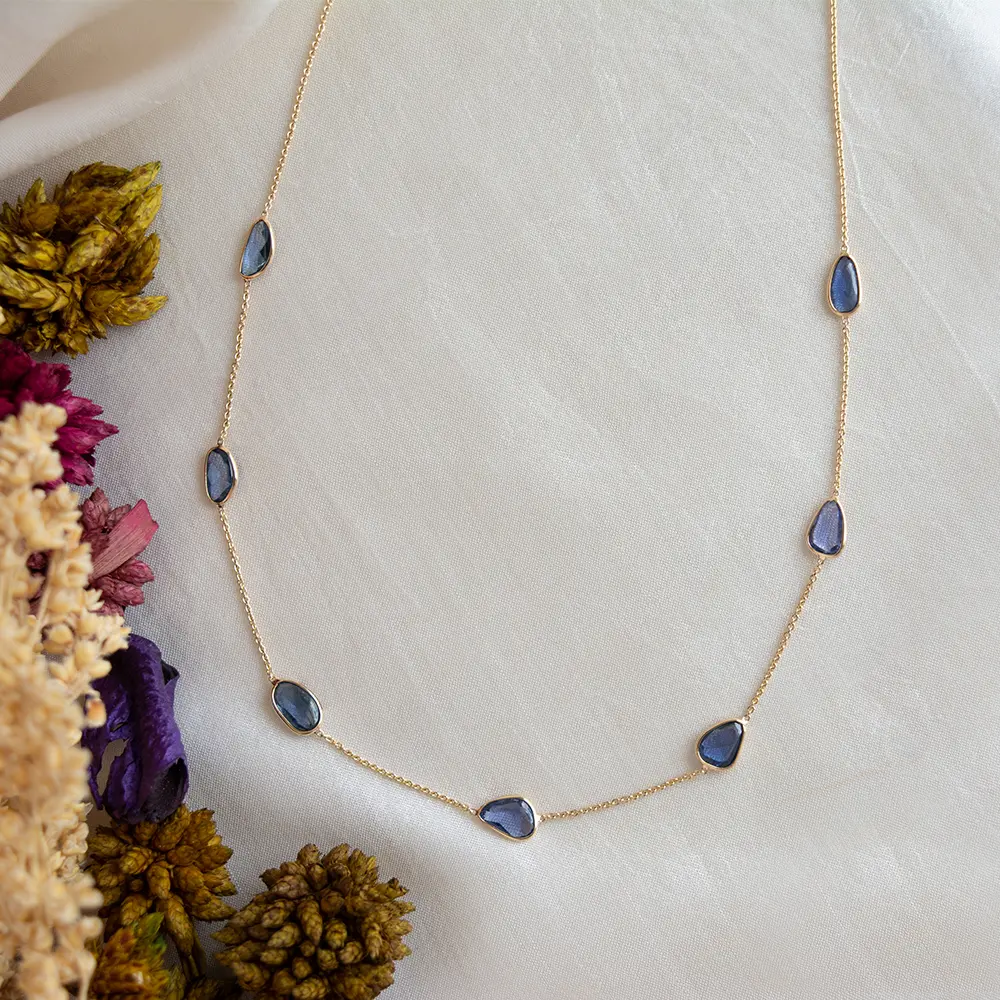 Stone Necklace - Mae Necklace Dark Blue | Ana Luisa | Online Jewelry Store  At Prices You'll Love