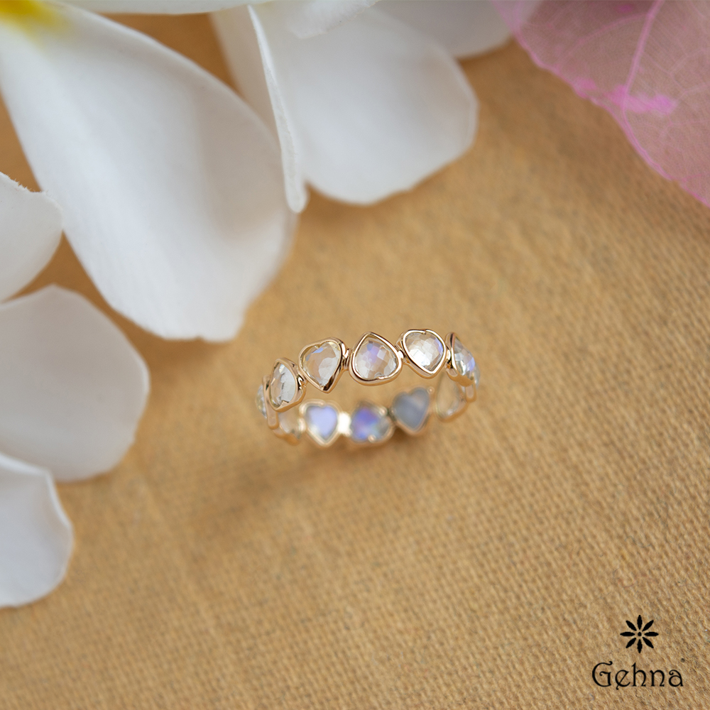 Rainbow over the Maldives. Moonstone ring. Ring Size 7∣Gift Mother's Day  Graduation - Shop Starry Gems General Rings - Pinkoi