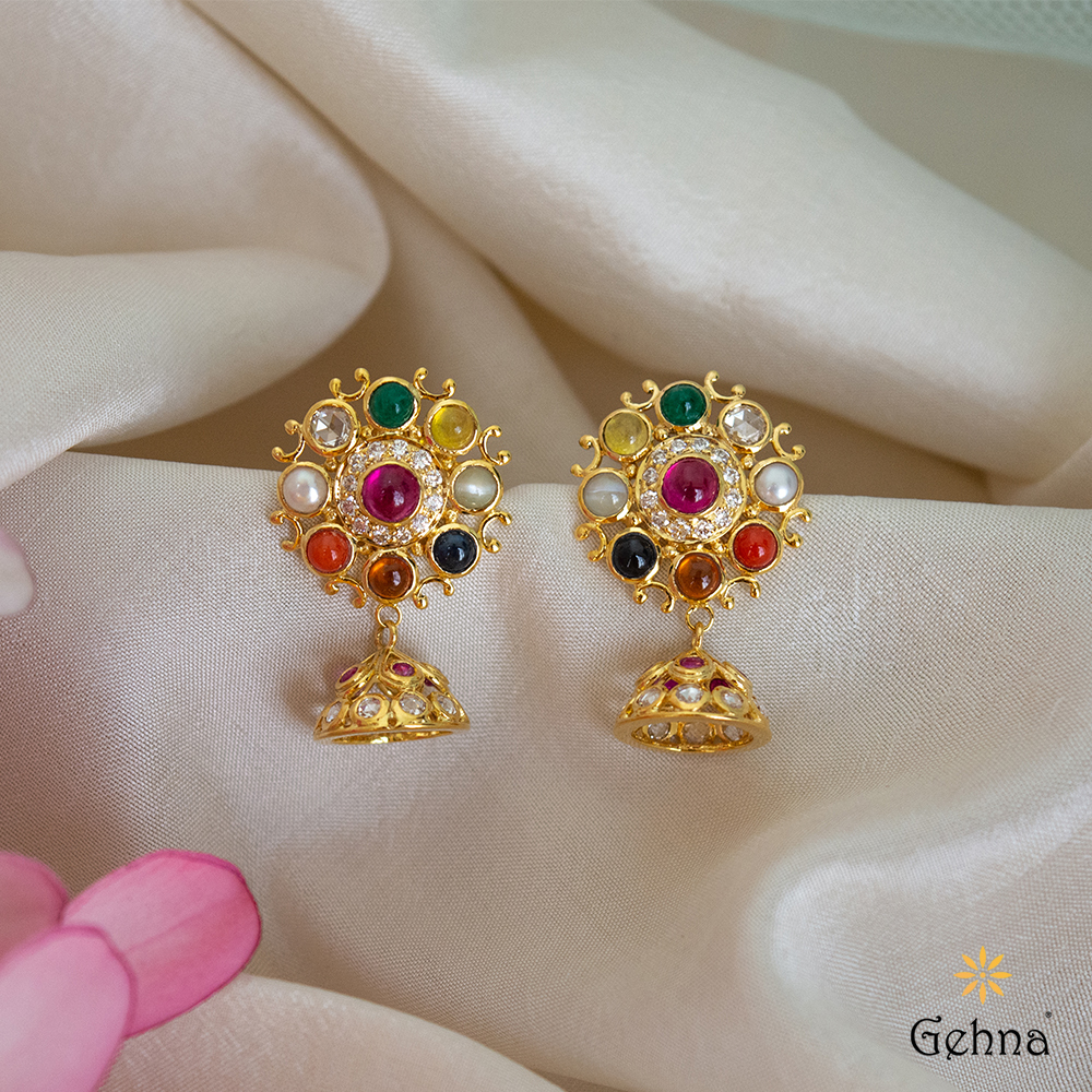 Hoop Gold Earring at Rs 15000/pair | Soni Bazar | Rajkot | ID: 14653835930