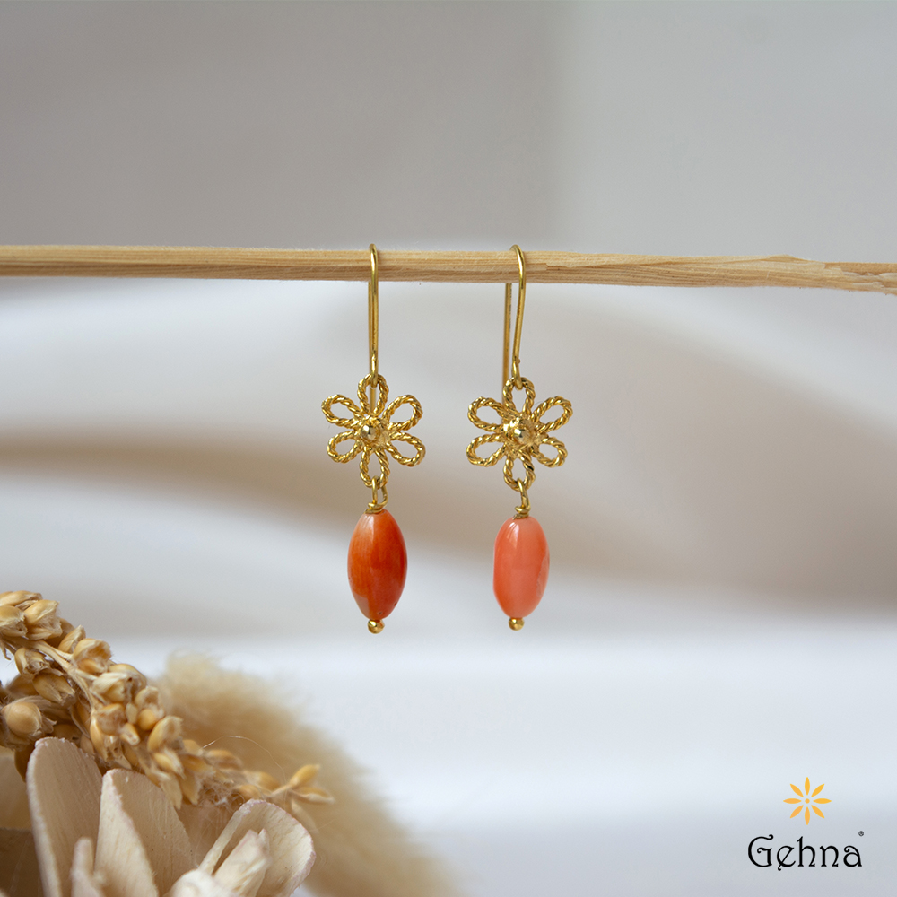 21K Gold Chandelier Earrings – Xina Jewelry