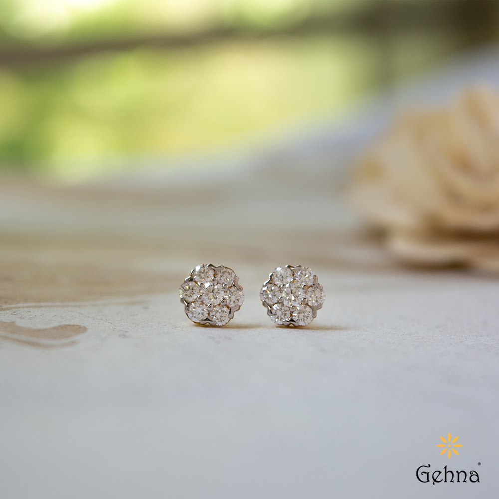 Classic Diamond Stud Earrings