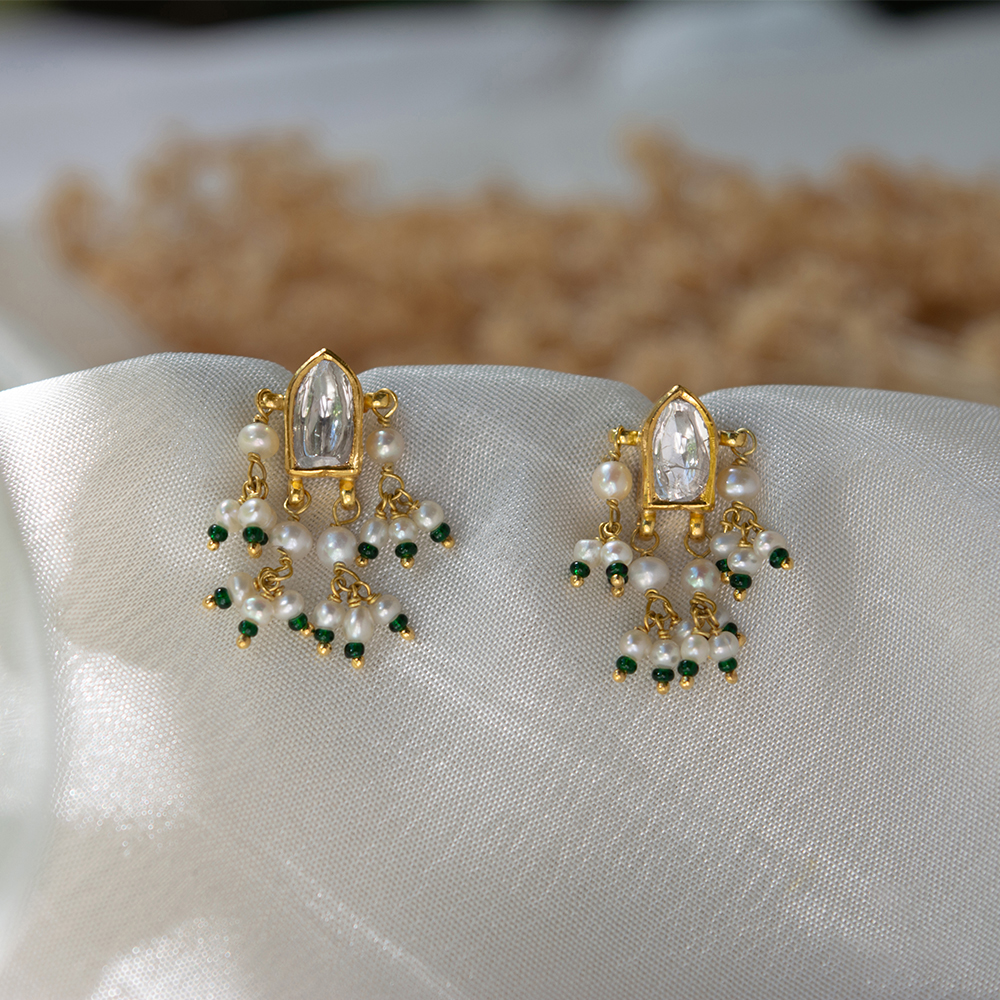 Mahavir Gold Earrings Combo