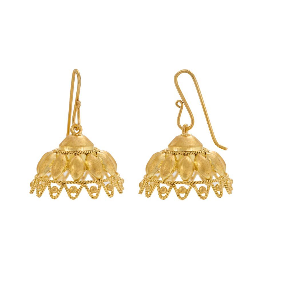 18 carat gold jhumkas cheap
