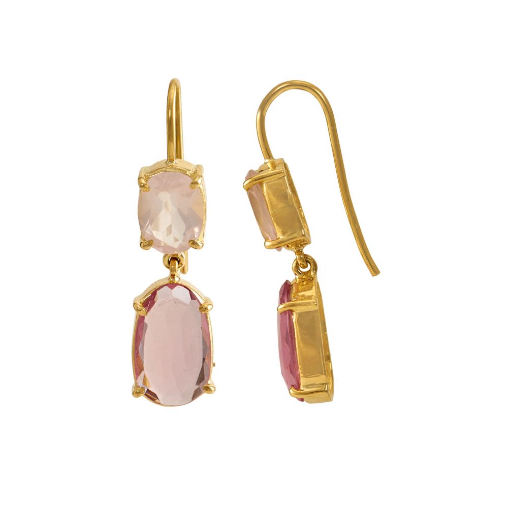 Subtle Rose Quartz \u0026 Pink Sapphire Gold 