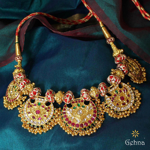 Buy Vintage Kundan Necklace Set for 