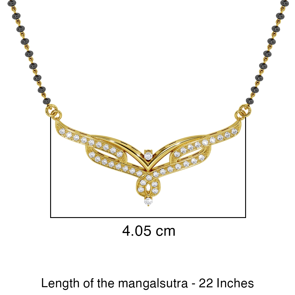 18K Gold Archetypal Diamond Mangalsutra