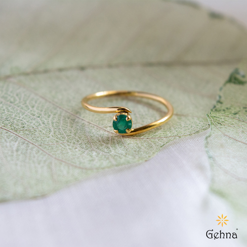 Emerald Jewelry in 14K Gold and Sterling Silver | Shop May Birthstone Gifts  - Peora