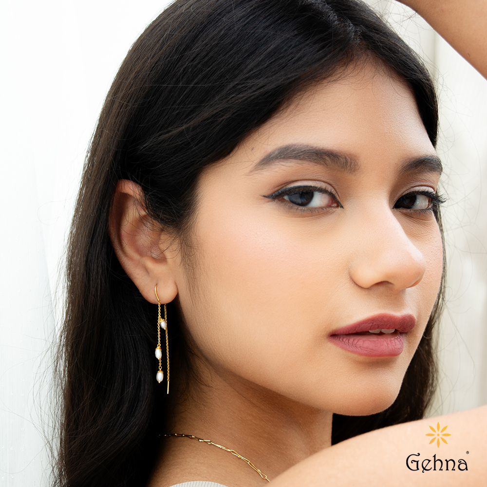 Sabhyasanchi Inspired 22K Gold Plated Earrings – Kiasha