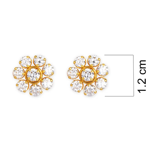 7 stone deals diamond earrings indian