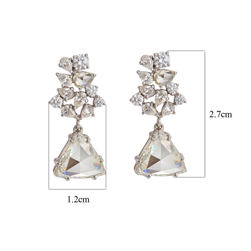 Natural Diamond Butterfly-shape Natural Diamond-shape Mesh Bracelet .925 Sterling Silver Jewelry,40.72 Grams Approx