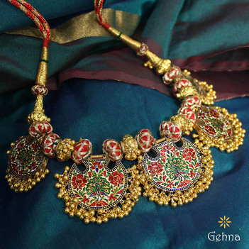 Buy Vintage Kundan Necklace Set for 
