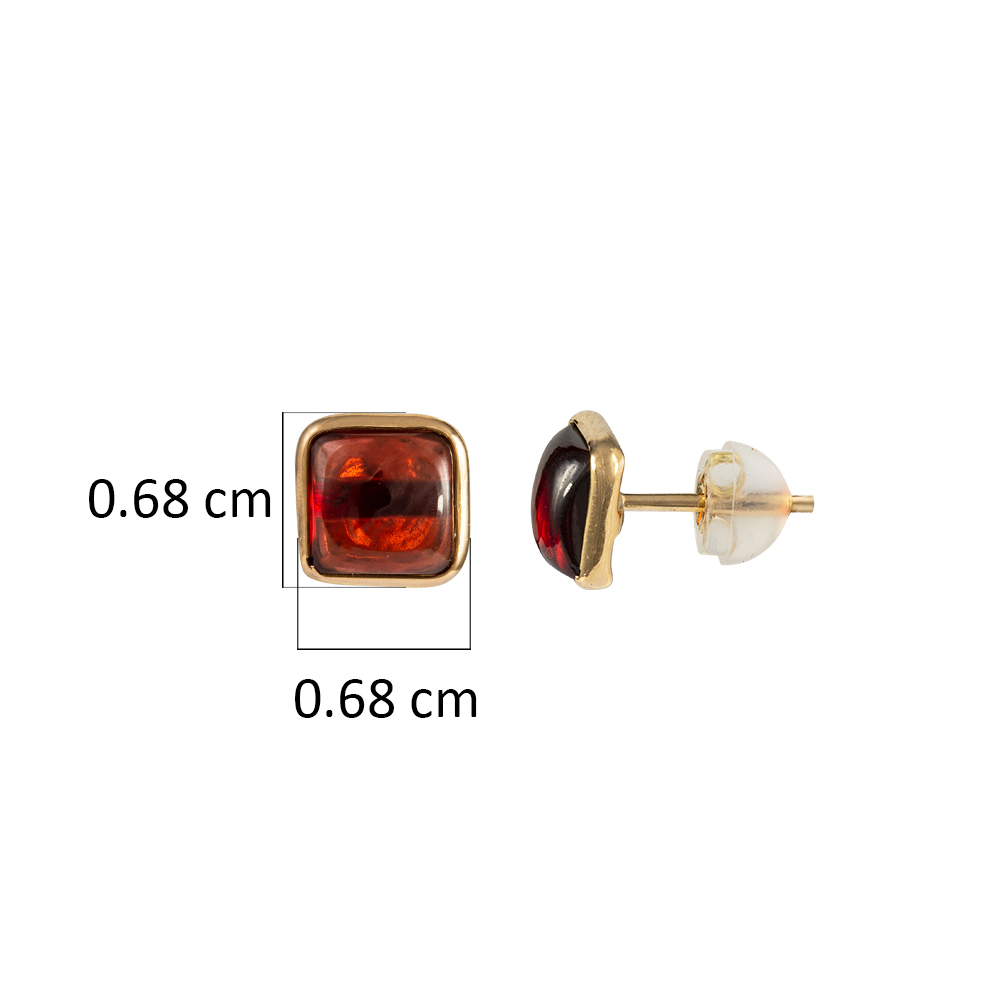 Offers Garnet & diamond earrings - GORGEOUS