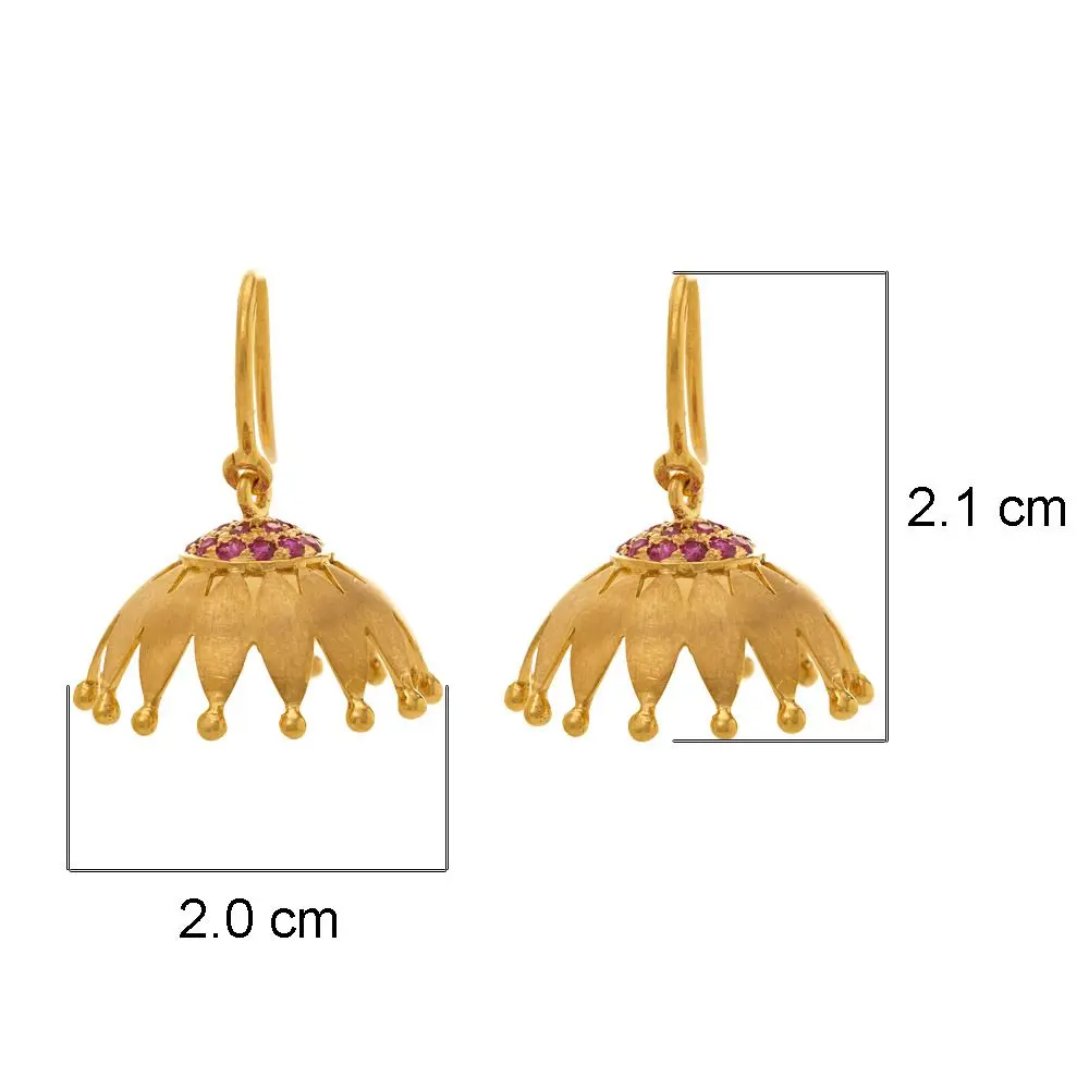 Gold jhumka hot sale designs 2018