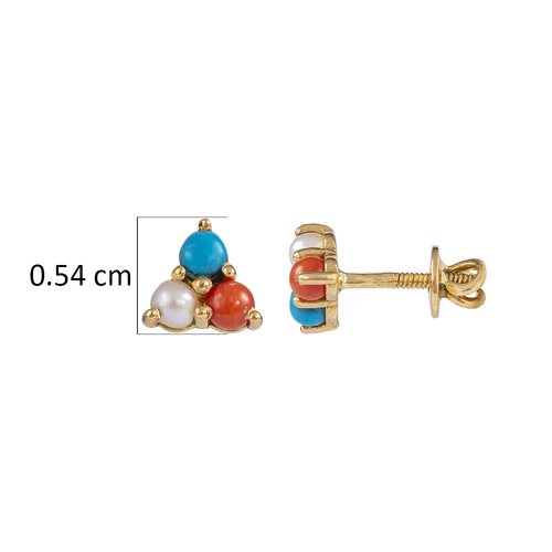 Golden Vintage Pomegranate Design Turquoise Decor Dangle - Temu