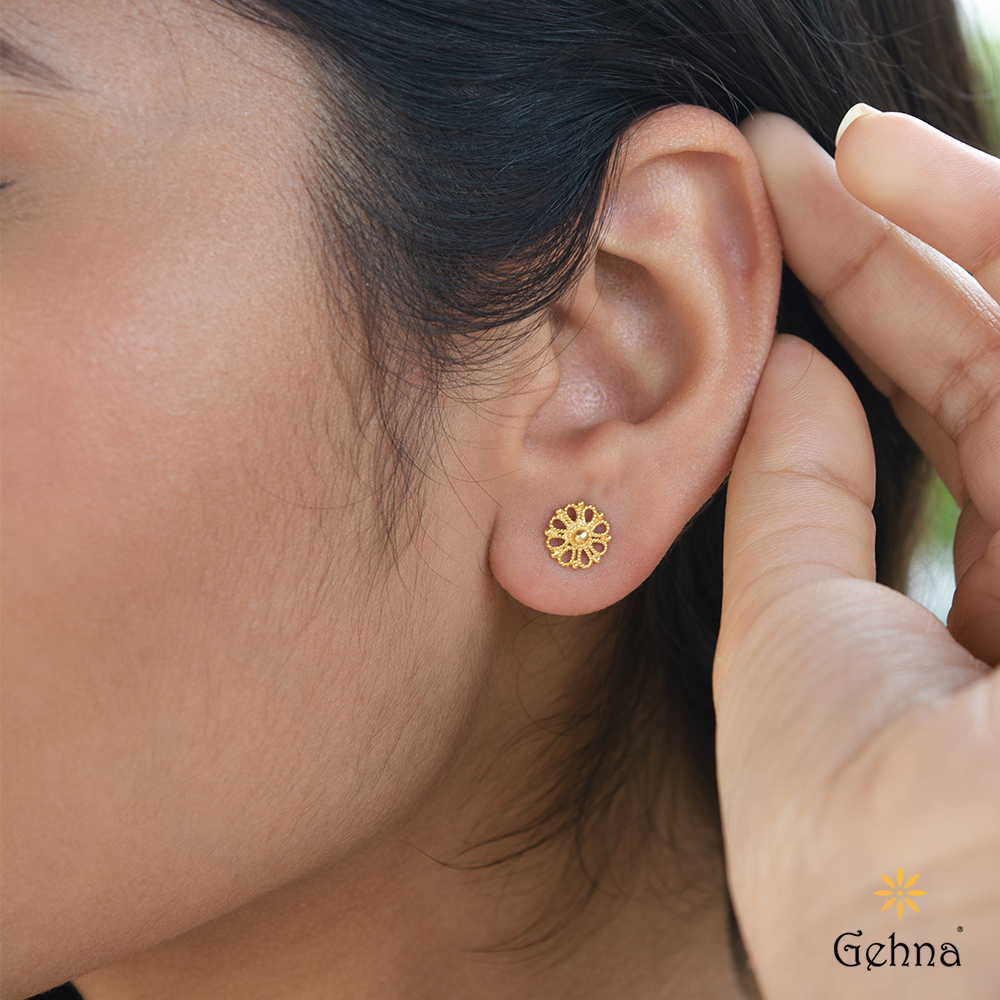 Buy Trendy Gold Earrings for Girls  Women from PC Chandra