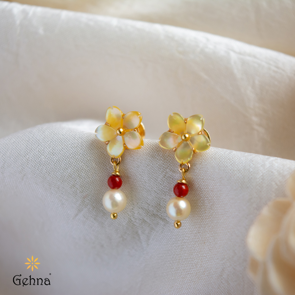 Fresh Water Pearl Kudi Studs – Kavita Jewels