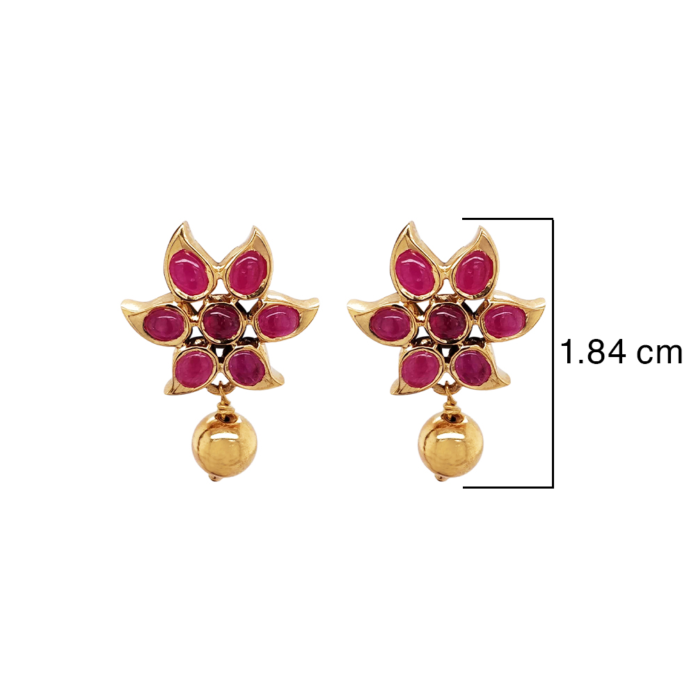 Traditional ruby deals earrings